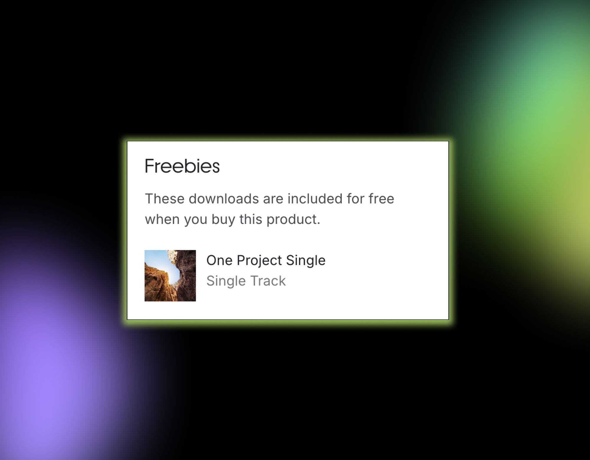 New on Direct: Freebies – Give Fans a Track with Their Merch