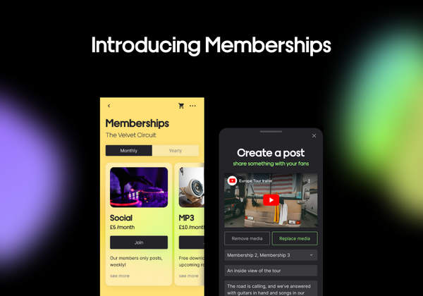 Introducing Memberships!